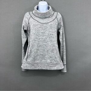 Kuhl Lea Heather Grey Funnel Neck Sweatshirt